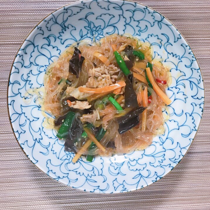 豚こま肉で!麻婆春雨★